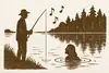 Näcken vid fiskebryggan