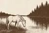 Hästen vid sjökanten
