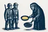 Pannkakor och krigshumor