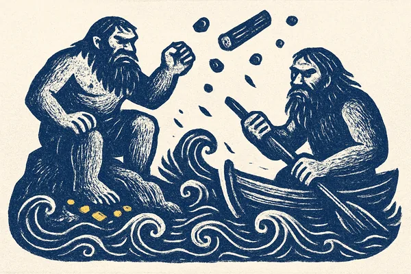 Jätten och roddaren