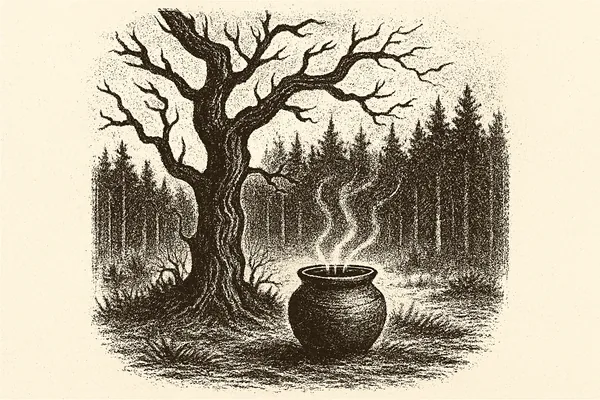 Mördarens hemlighet i skogen