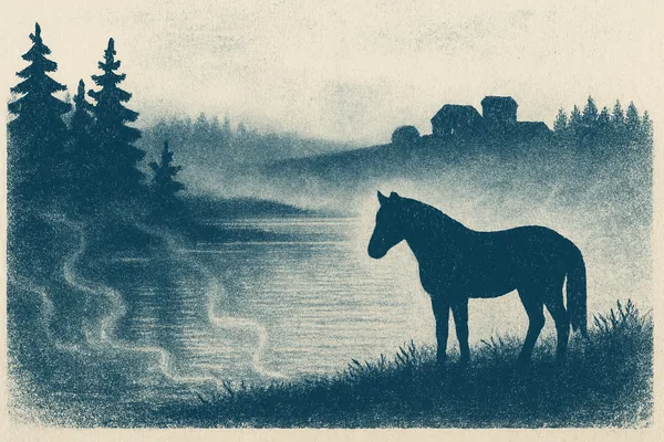 Främmande hästen vid Åsunden